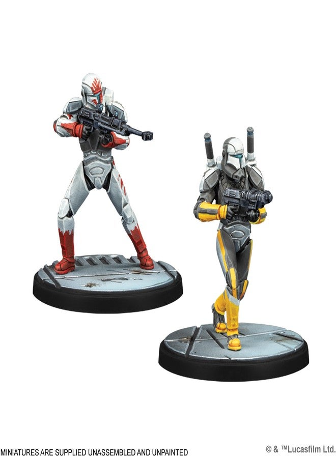 أسمودي لعبة Asmodee Star Wars Shatterpoint Delta Squad، حزمة تشكيل الفريق - تتضمن الزعيم، والمُصلِح، وسيف، وسكورتش، لعبة استراتيجية مصغرة للأطفال والكبار، من عمر 14 عامًا فما فوق، لاعبين، مدة اللعب 90 دقيقة - Image 3